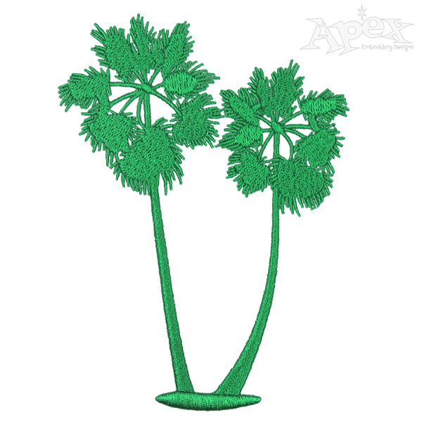 Palm Tree Sugar Embroidery Designs