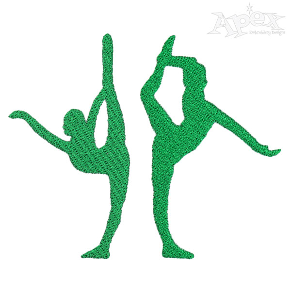 Gym Ballet Embroidery Designs