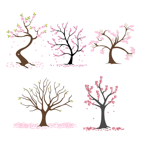 Blossom Trees SVG Cuttable Designs