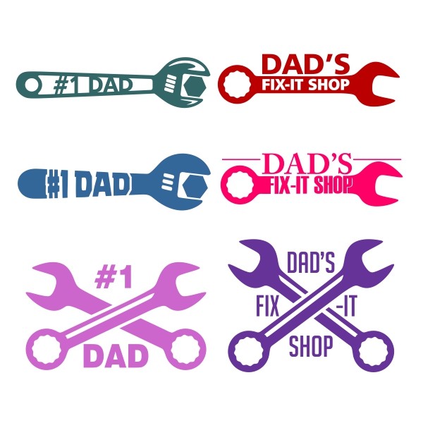 Download Dad Wrench Cuttable Design Apex Embroidery Designs Monogram Fonts Alphabets