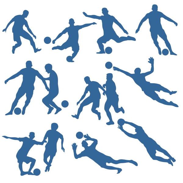 Soccer Man Pack SVG Cuttable Designs