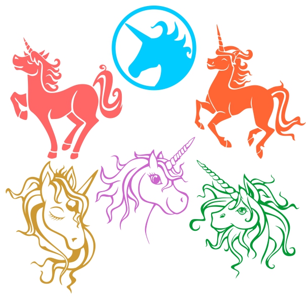 Unicorn SVG Cuttable Design
