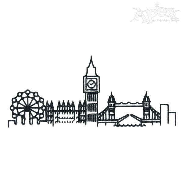 London Pack Embroidery Designs