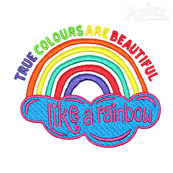 Rainbow Embroidery Designs