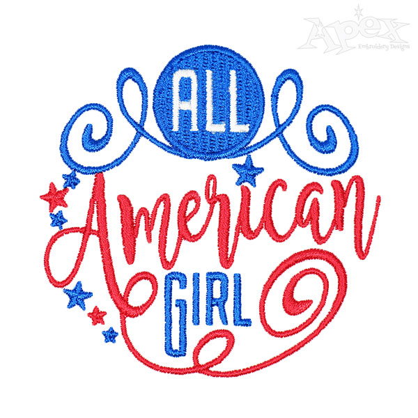 American Girl Embroidery Designs