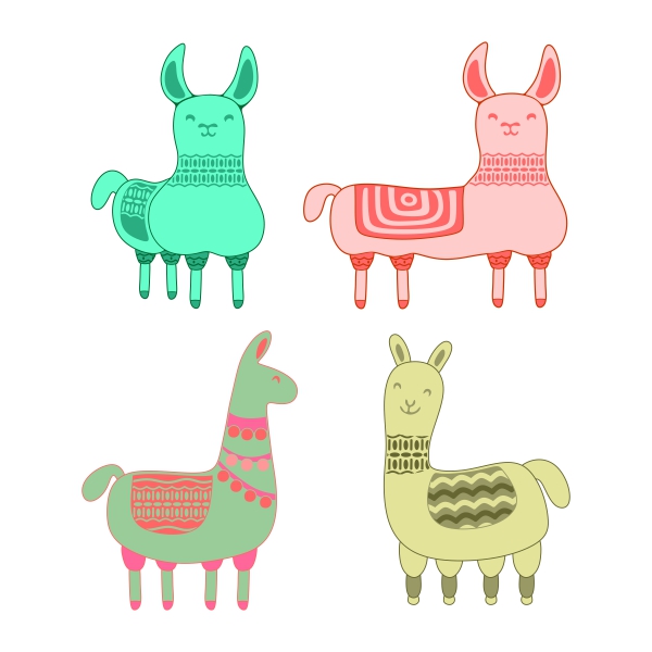 Llama SVG Cuttable Designs