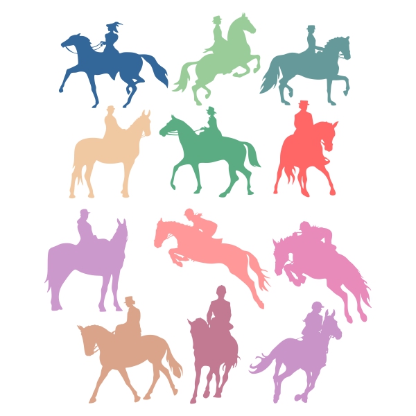 Equestrianism SVG Cuttable Designs