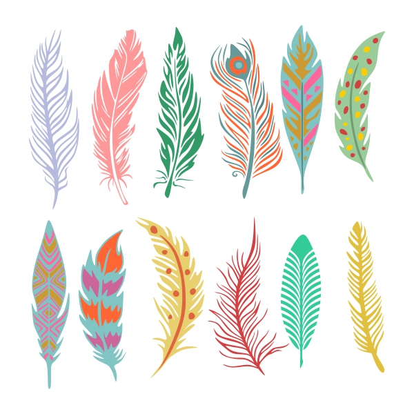 Feather Pack SVG Cuttable Designs