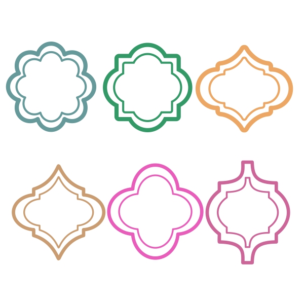 Quatrefoil Moroccan SVG Cuttable Designs