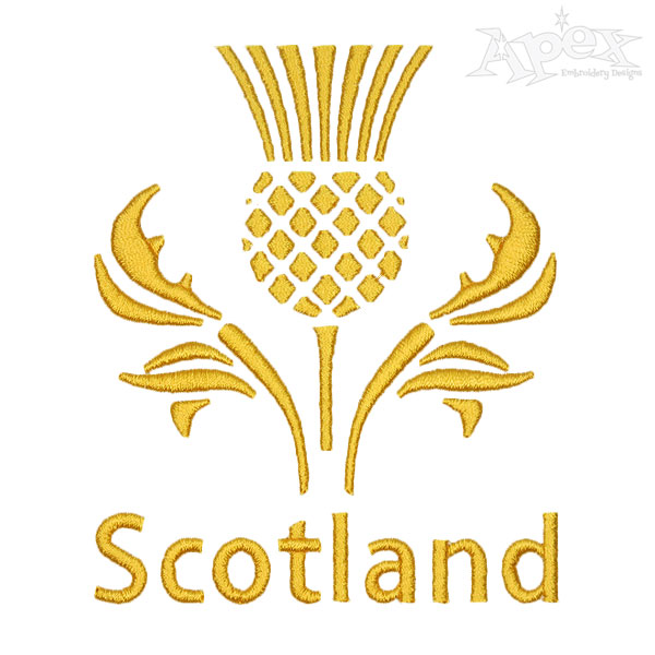 Scottish Thistle Embroidery Designs