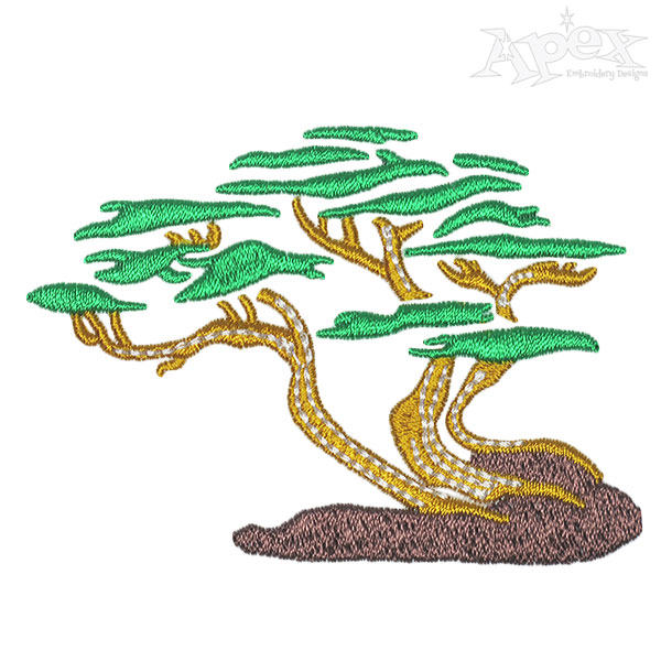 Bonsai Tree Embroidery Designs
