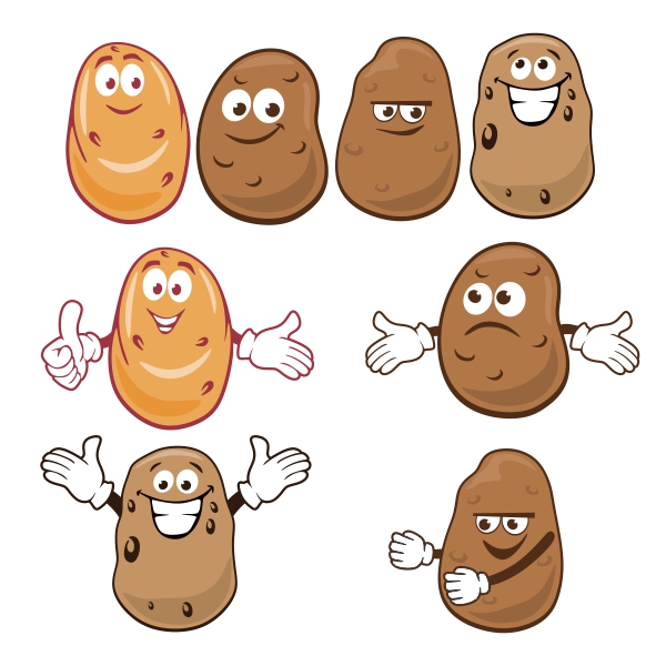 Potatoes SVG Cuttable Designs