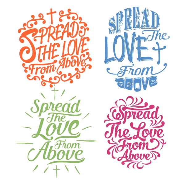 Spread Love SVG Cuttable Designs
