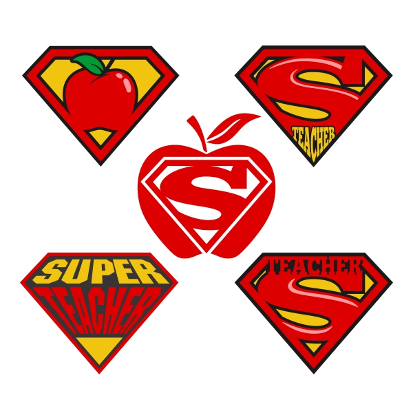 Super Teacher SVG Cuttable Designs