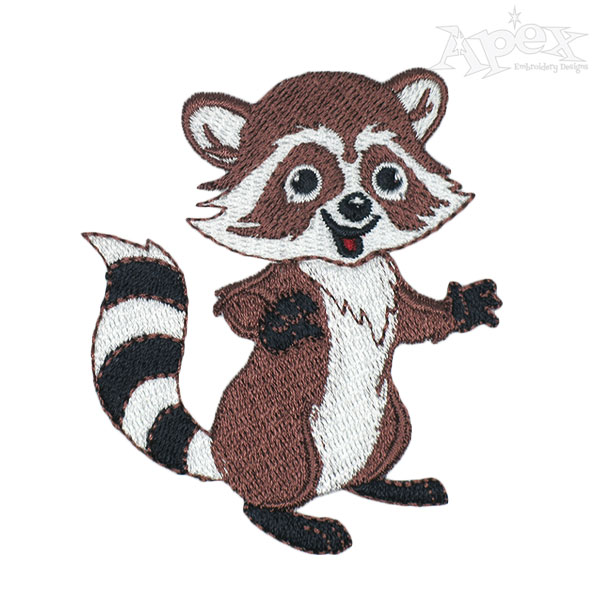 Racoon Embroidery Designs