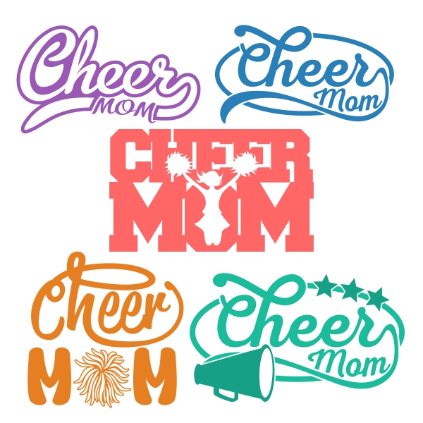 Cheer Mom SVG Cuttable Designs