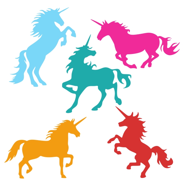 Unicorns SVG Cuttable Designs