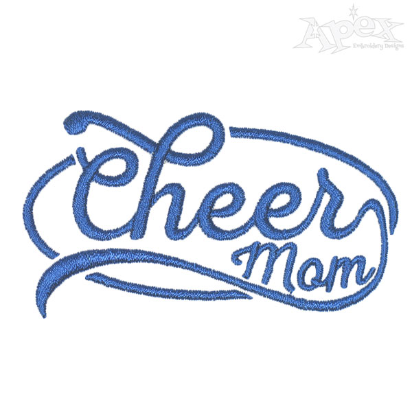 Cheers Mom Embroidery Designs