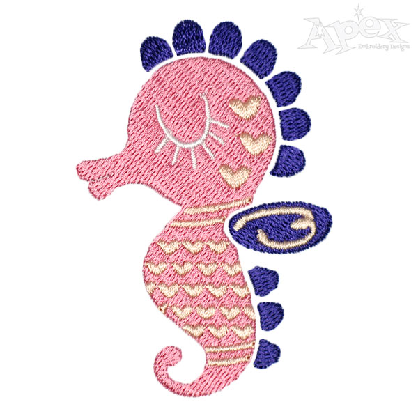 Seahorse Embroidery Designs