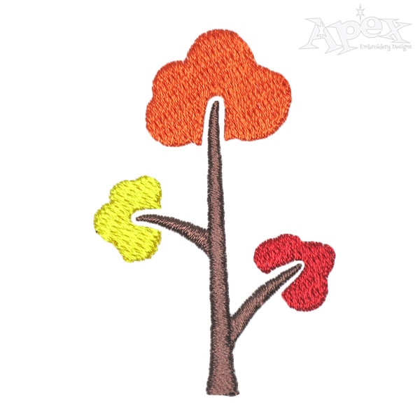 Maple Tree Embroidery Designs