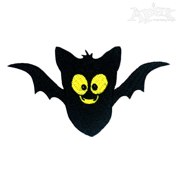 Halloween Bat Embroidery Designs