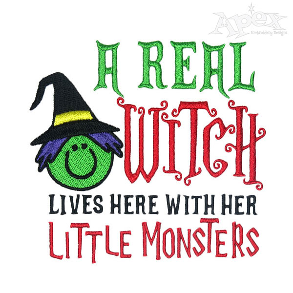 Real Witch Embroidery Designs