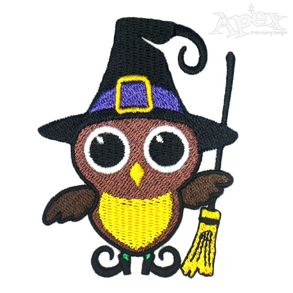 Halloween Owl Embroidery Designs