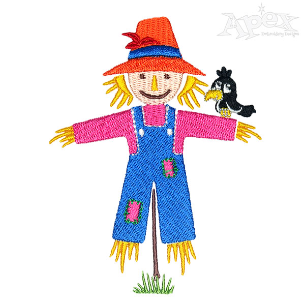 Scarecrow Kids Embroidery Designs