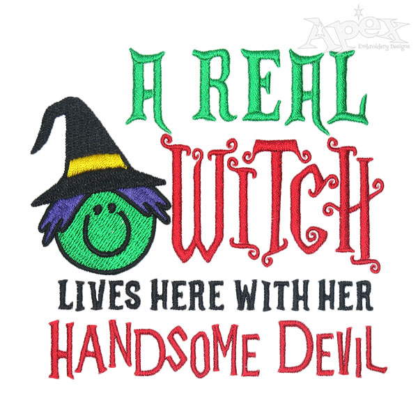Real Witch Embroidery Designs