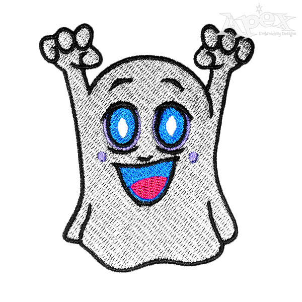 Halloween Ghost Embroidery Designs
