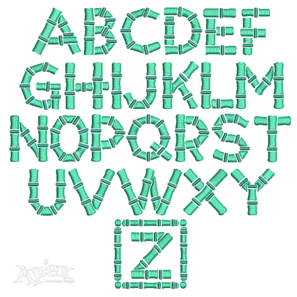 Bamboo Cuttable Design Fonts