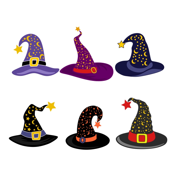 Wizard Hats SVG Cuttable Designs