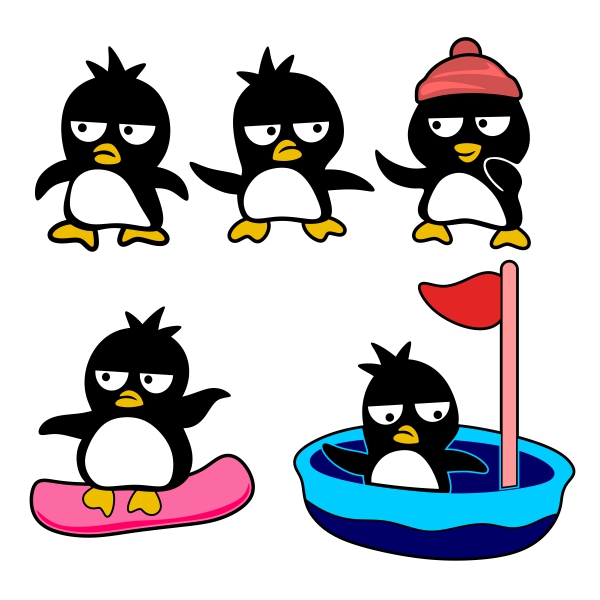 Pinguin SVG Cuttable Designs