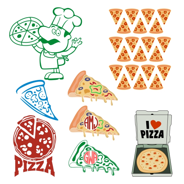 Pizza SVG Cuttable Designs