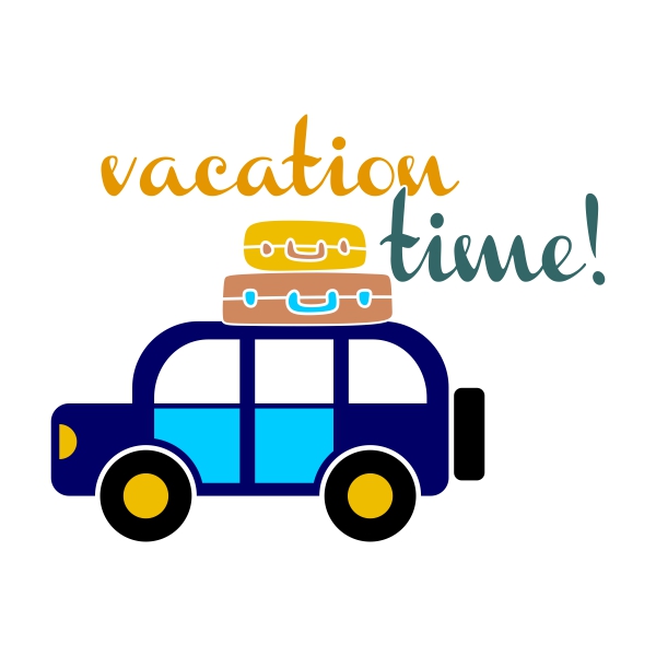 Vacation Time SVG Cuttable Designs