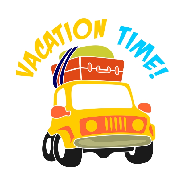 Vacation Time SVG Cuttable Designs