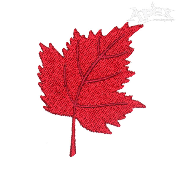 Palmately Lobed Leaf Embroidery Designs