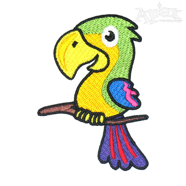 Parrot Bird Embroidery Designs