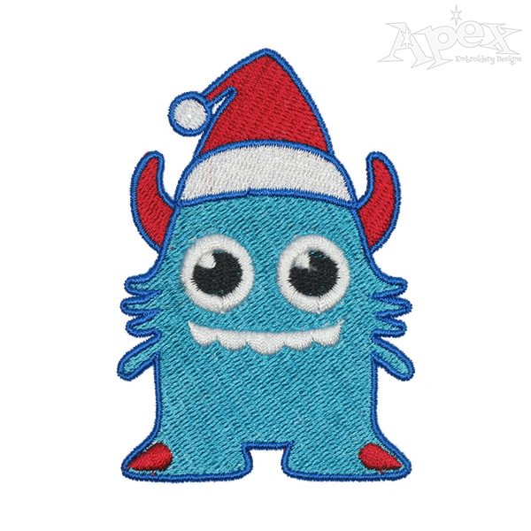 Christmas Monster Embroidery Designs