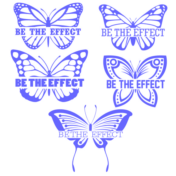 Be The Butterfly Effect SVG Cuttable Files