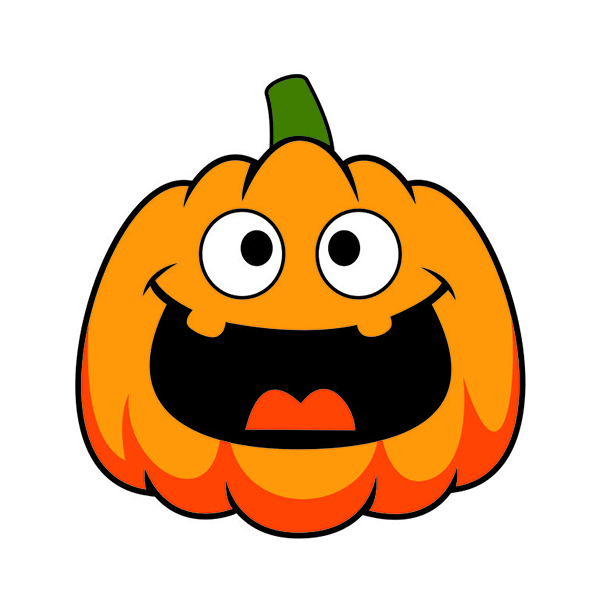 Funny Halloween Pumpkin SVG Cuttable Files.