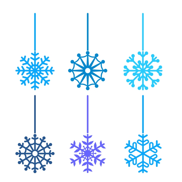 Snowflake Christmas SVG Cuttable Designs