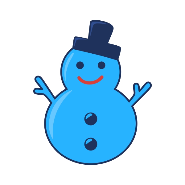Melting Snowman SVG Vector Designs - Apex