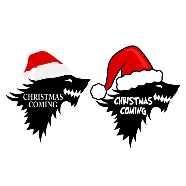 Christmas Coming SVG Cuttable Designs