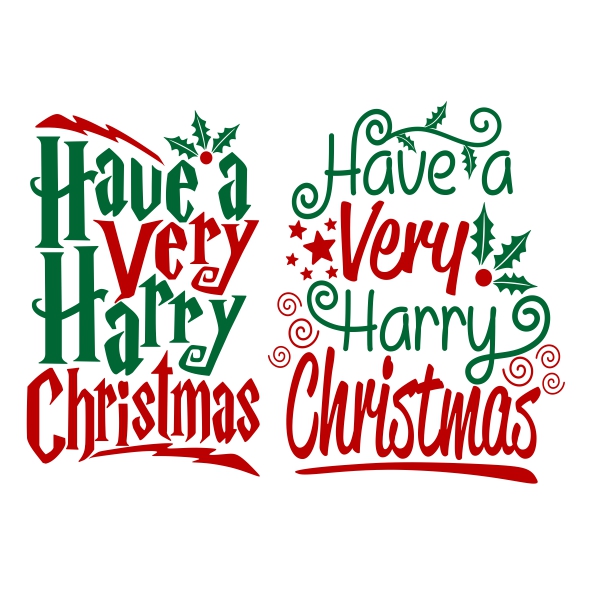 Have Harry Christmas SVG Cuttable Designs