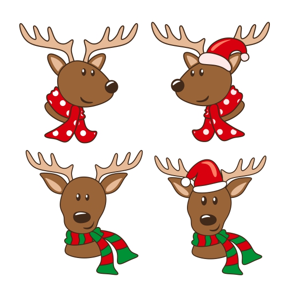 Reindeer SVG Cuttable Designs