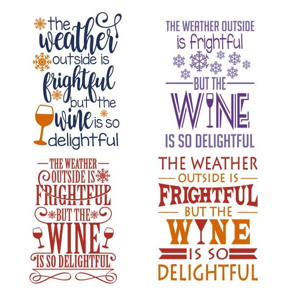 The Weather SVG Cuttable Designs