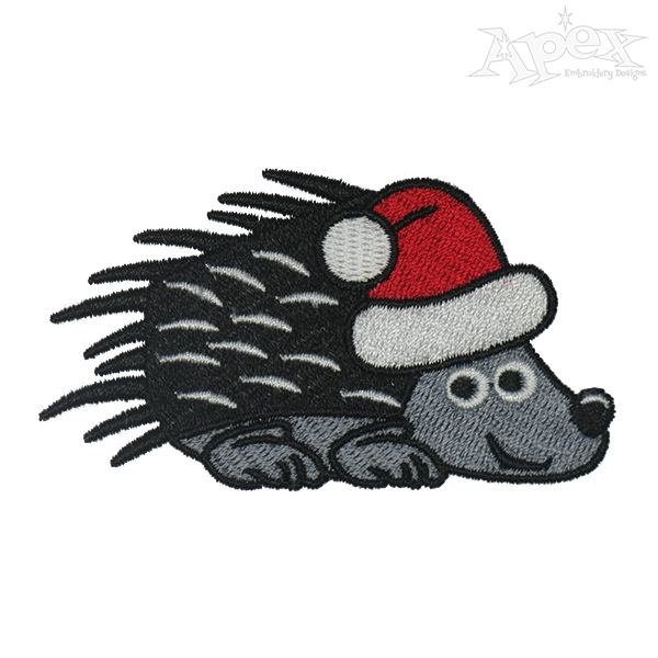 Porcupine and Christmas Embroidery Designs