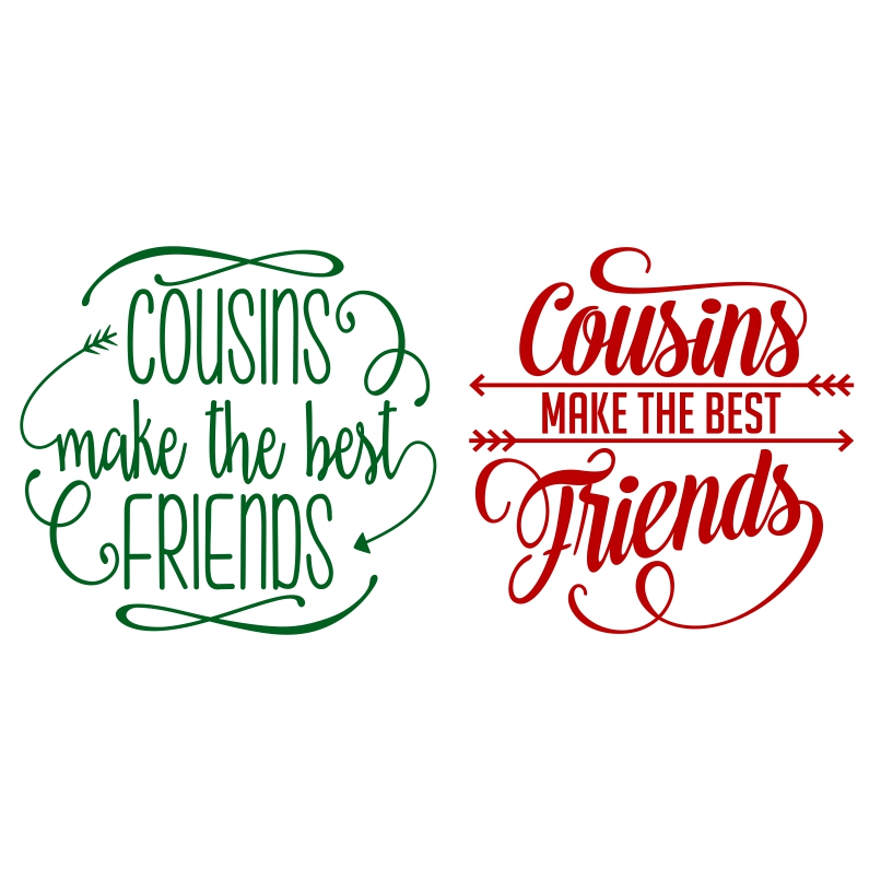 Cousins SVG Cuttable Designs