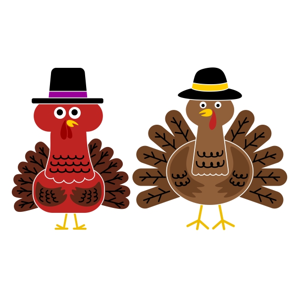 Funny Turkey SVG Cuttable Designs